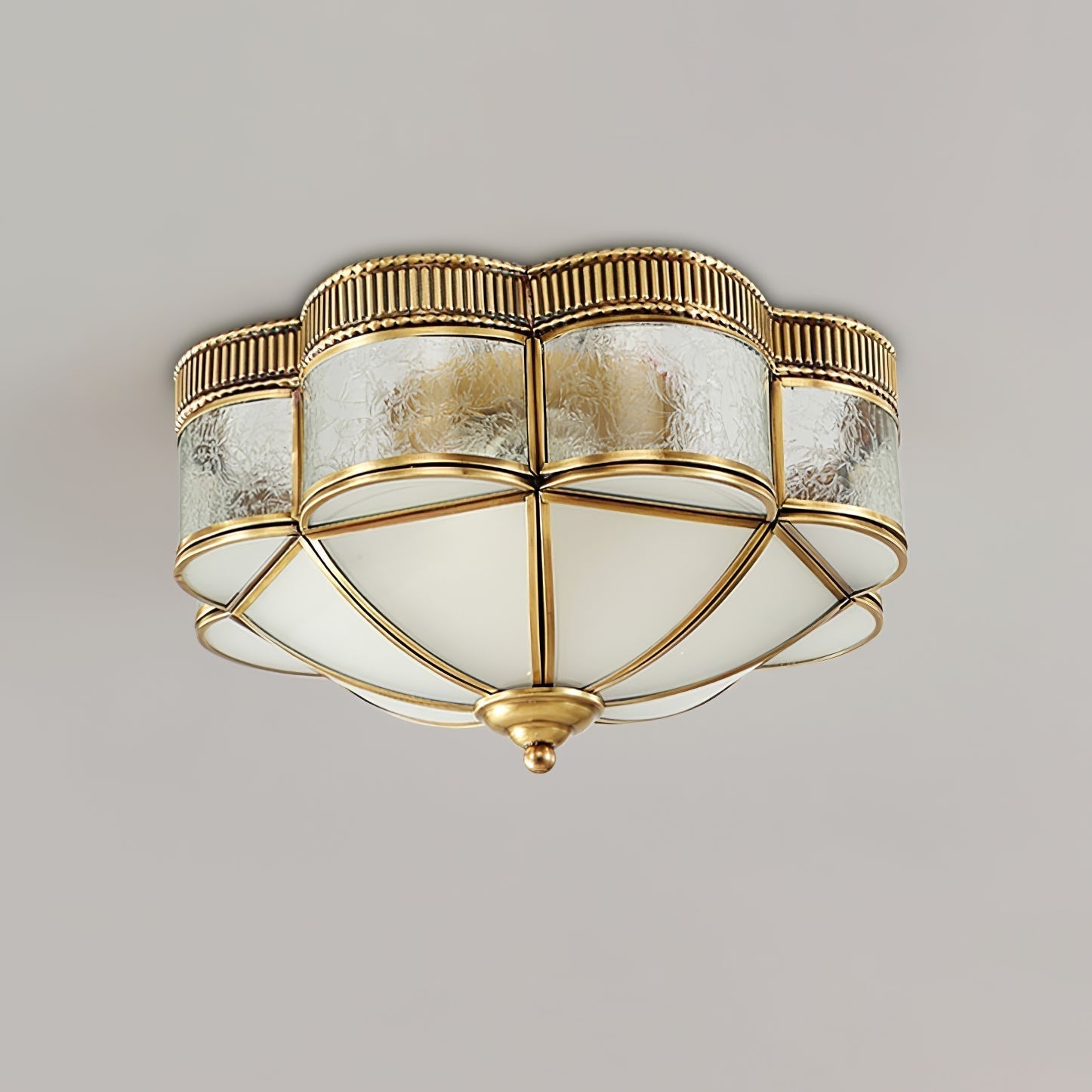 Brass Domed Flush Ceiling Lamp by FIFTH & BEAM — product view 13