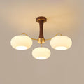Brass Wooden Persimmon Chandelier by FIFTH & BEAM — product view 9