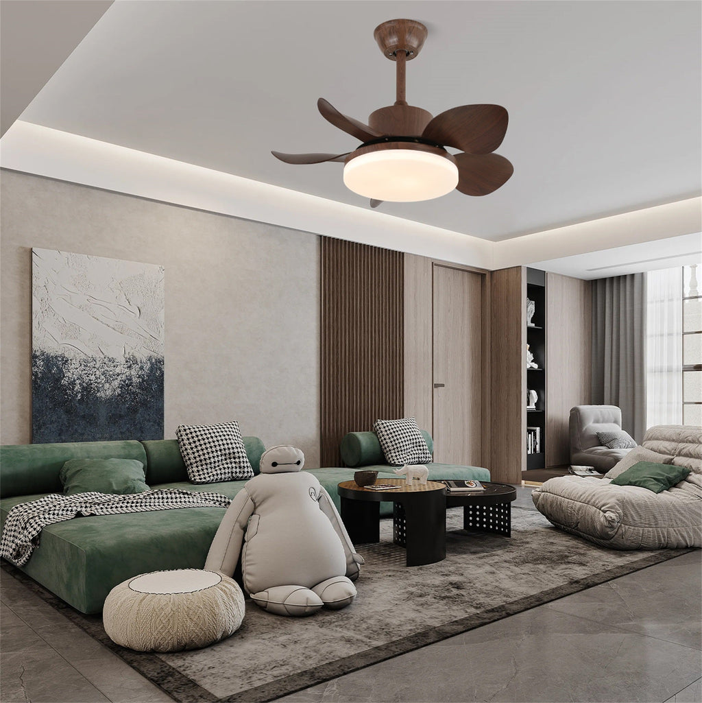 Terra Walnut Ceiling Fan Light by FIFTH & BEAM — product view 16