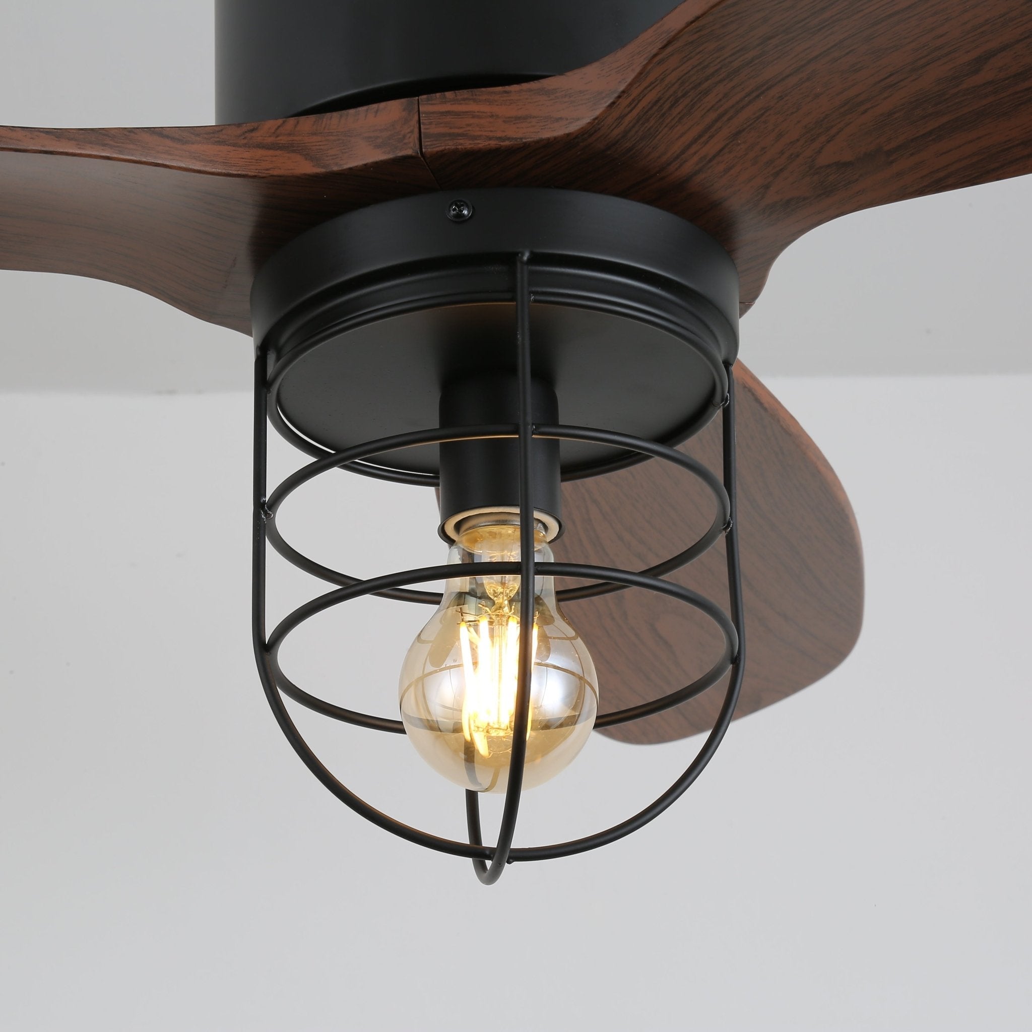 Caldor Industrial Ceiling Fan Light by FIFTH & BEAM — product view 3