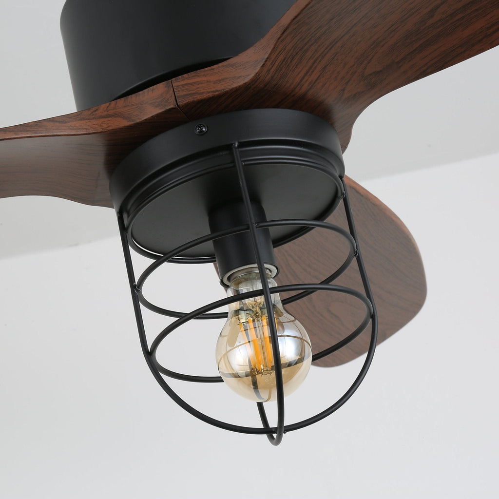 Caldor Industrial Ceiling Fan Light by FIFTH & BEAM — product view 5