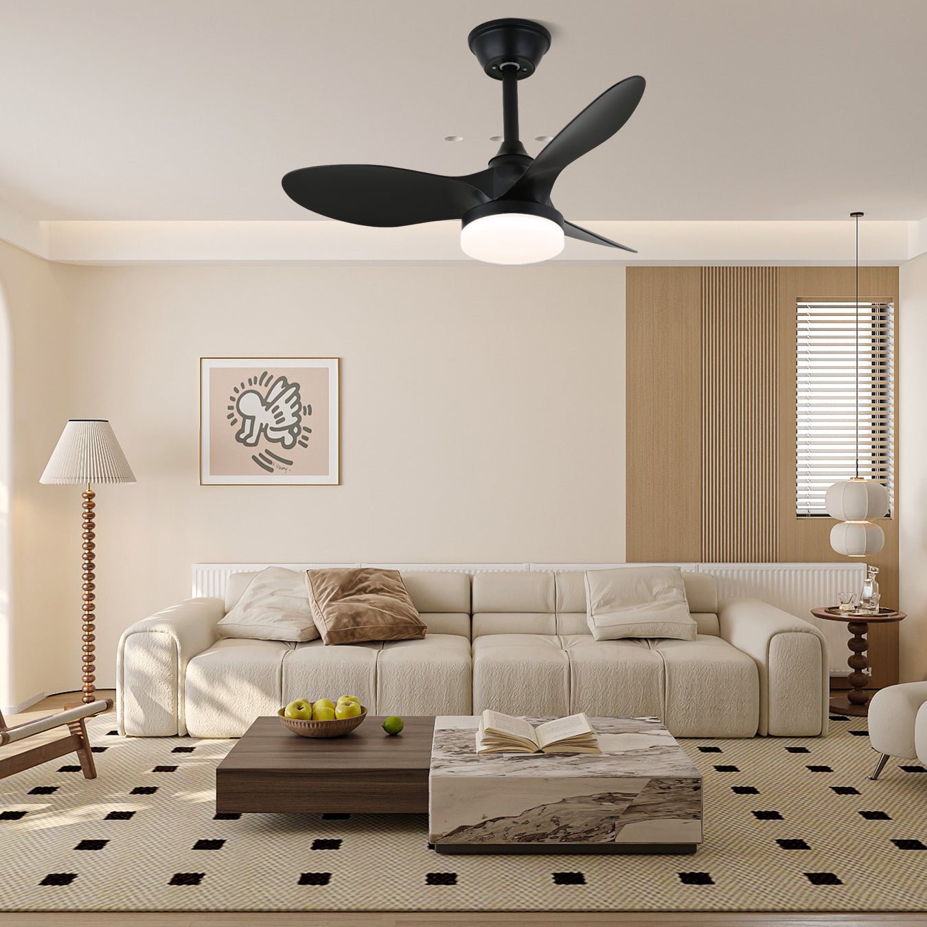 Callum Ceiling Fan Light by FIFTH & BEAM — product view 4
