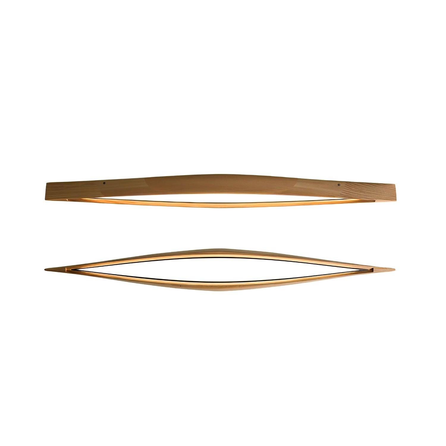 Horizon Linear Wood Ceiling Lamp 58.3" by FIFTH & BEAM — product view 14