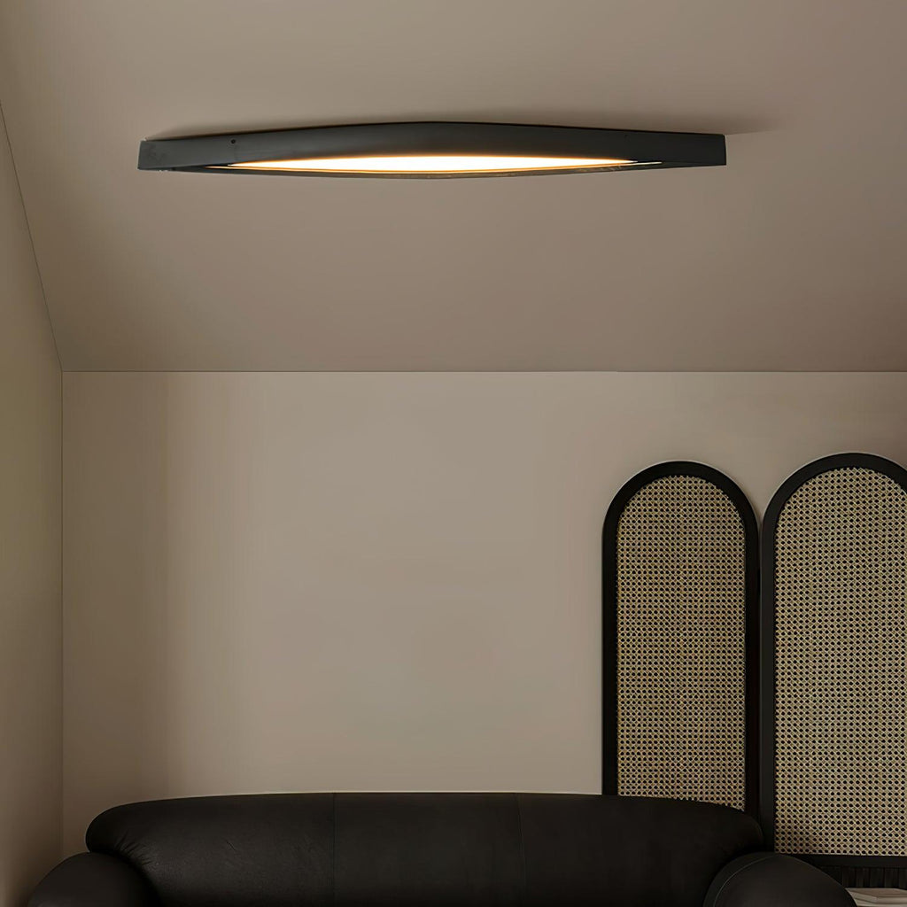 Horizon Linear Wood Ceiling Lamp 58.3" by FIFTH & BEAM — product view 2