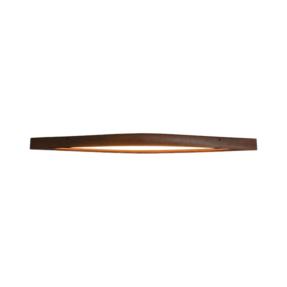 Horizon Linear Wood Ceiling Lamp 58.3" by FIFTH & BEAM — product view 17