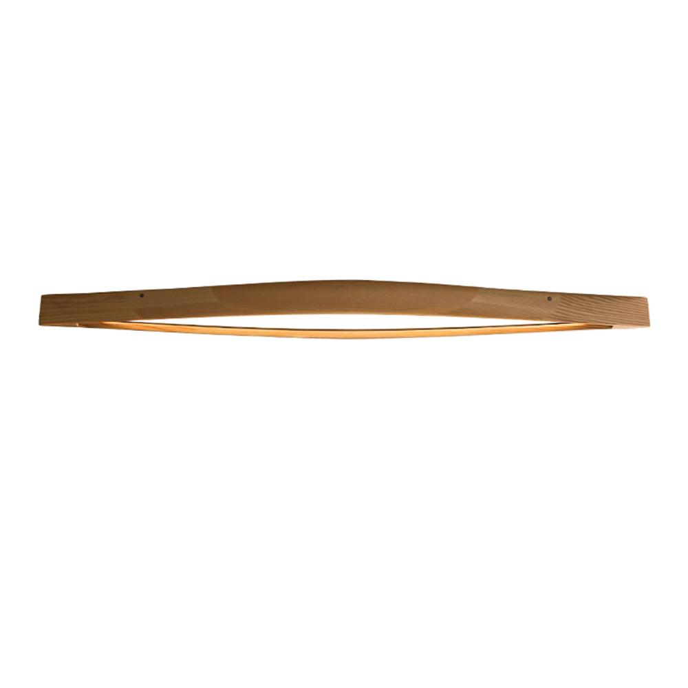 Horizon Linear Wood Ceiling Lamp 58.3" by FIFTH & BEAM — product view 1