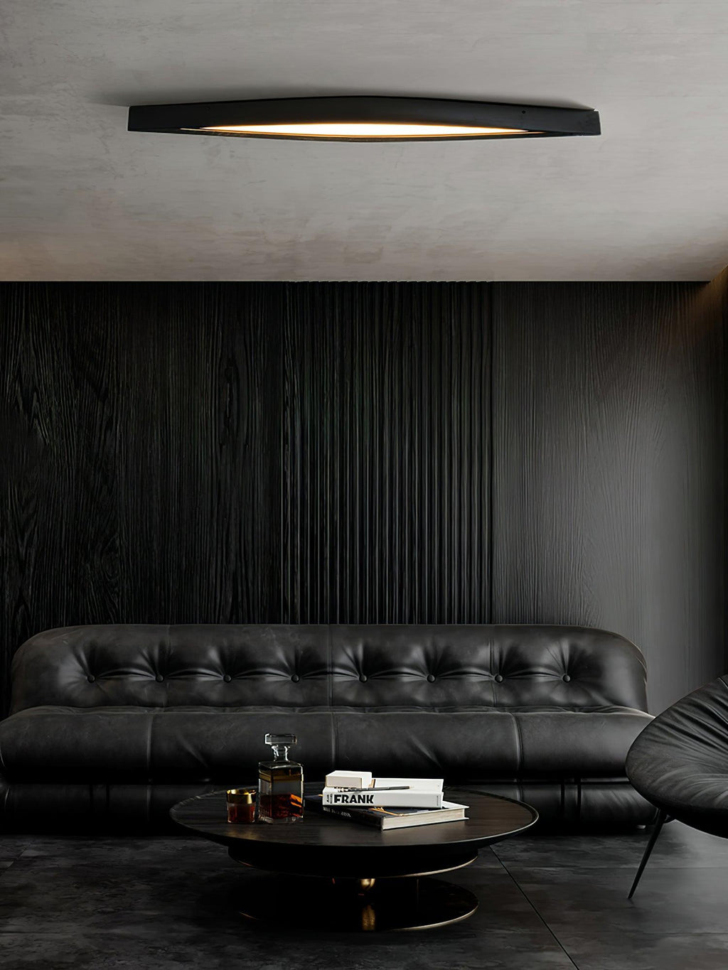 Horizon Linear Wood Ceiling Lamp 58.3" by FIFTH & BEAM — product view 10