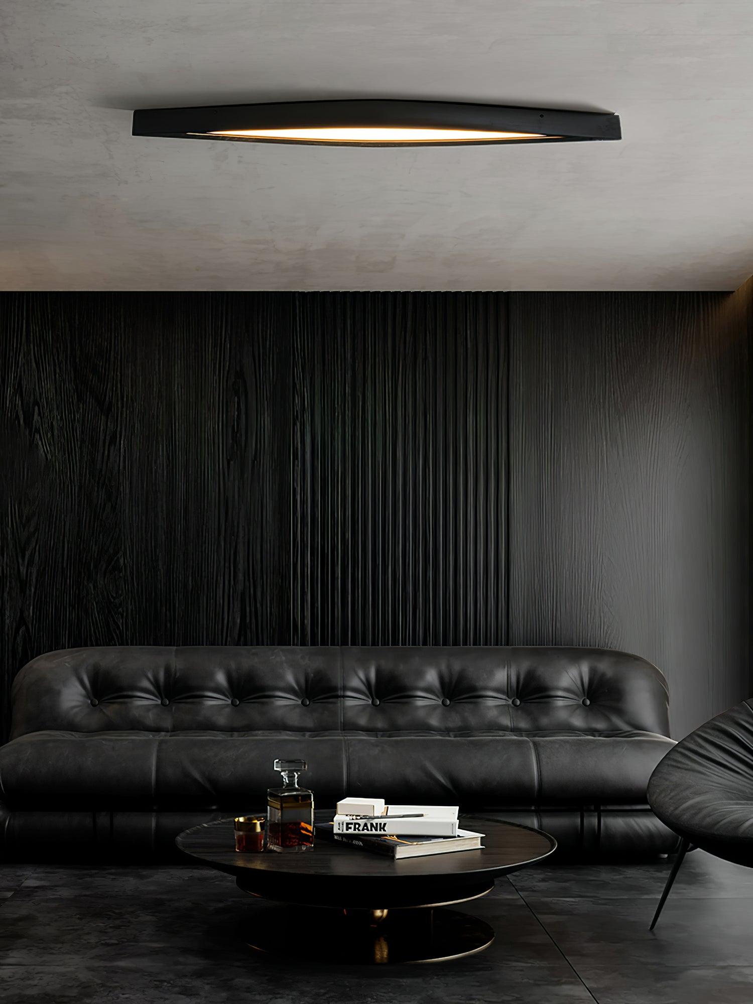 Horizon Linear Wood Ceiling Lamp 58.3" by FIFTH & BEAM — product view 10