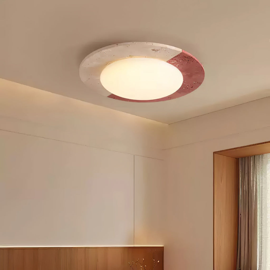 Celestial Travertine Ceiling Lamp by FIFTH & BEAM — product view 7