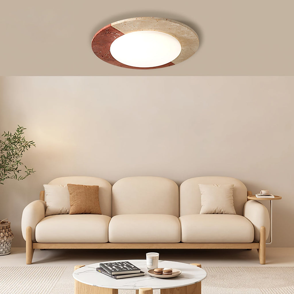 Celestial Travertine Ceiling Lamp by FIFTH & BEAM — product view 8