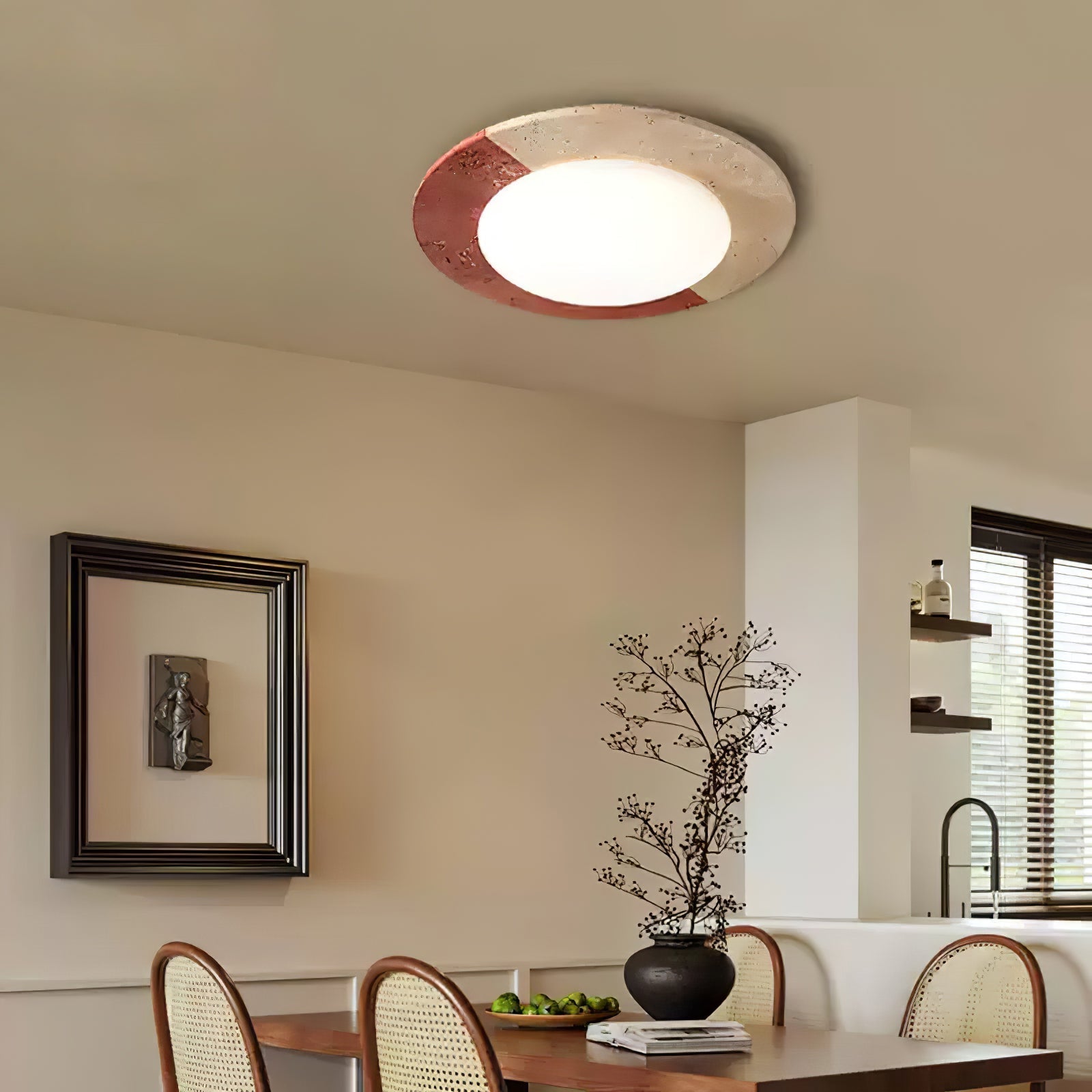 Celestial Travertine Ceiling Lamp by FIFTH & BEAM — product view 9