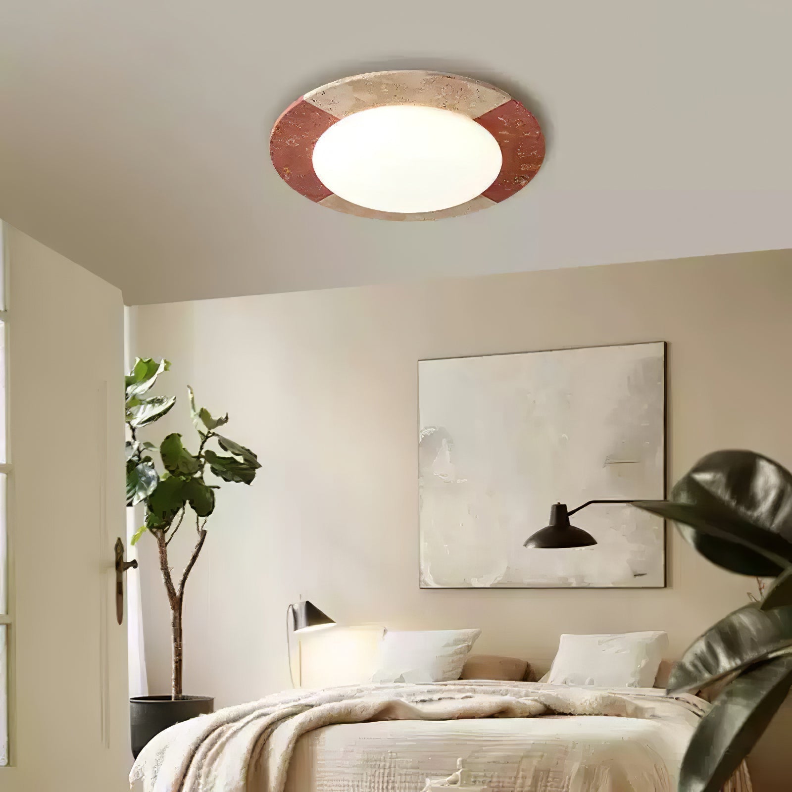 Celestial Travertine Ceiling Lamp by FIFTH & BEAM — product view 14