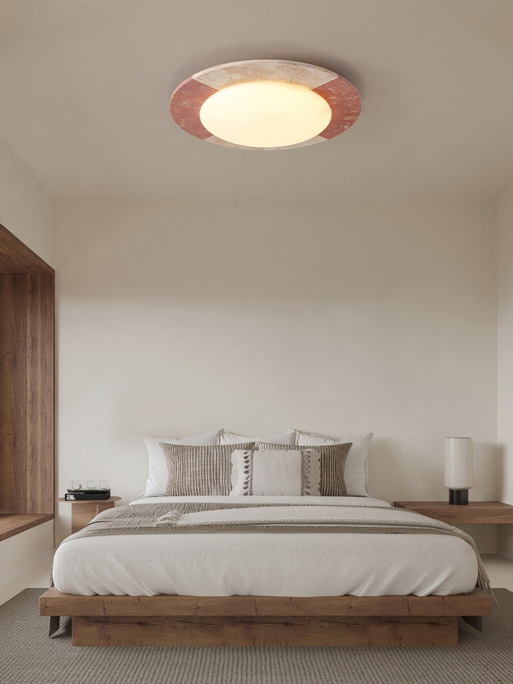 Celestial Travertine Ceiling Lamp by FIFTH & BEAM — product view 17