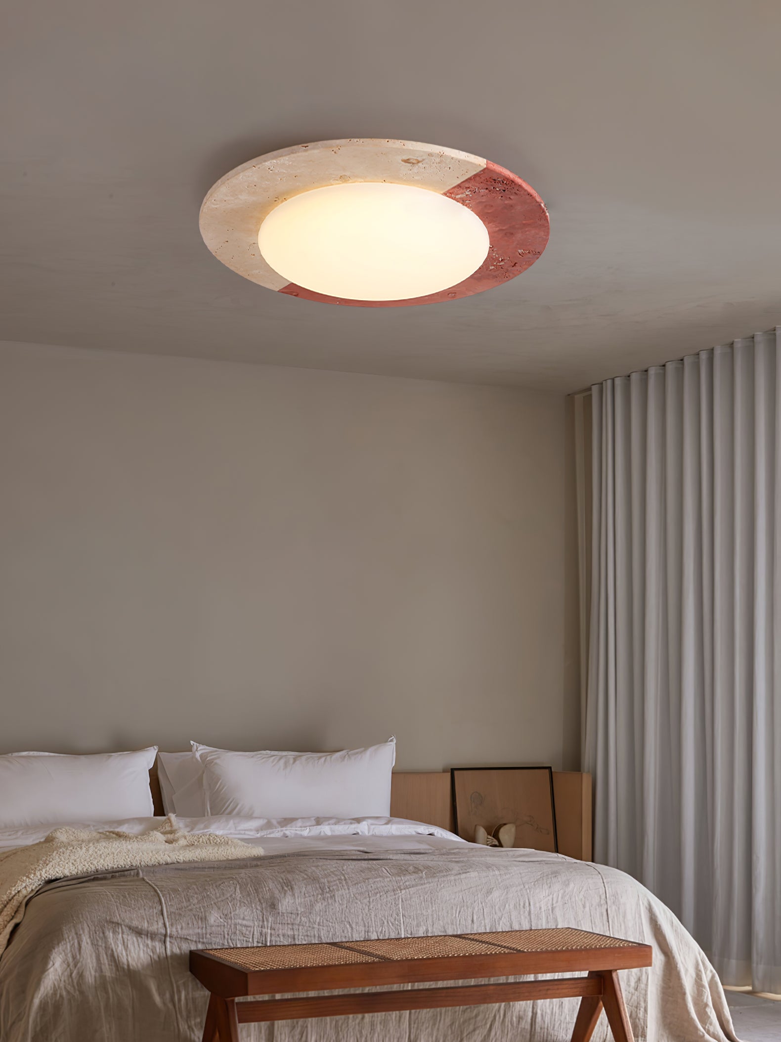 Celestial Travertine Ceiling Lamp by FIFTH & BEAM — product view 21