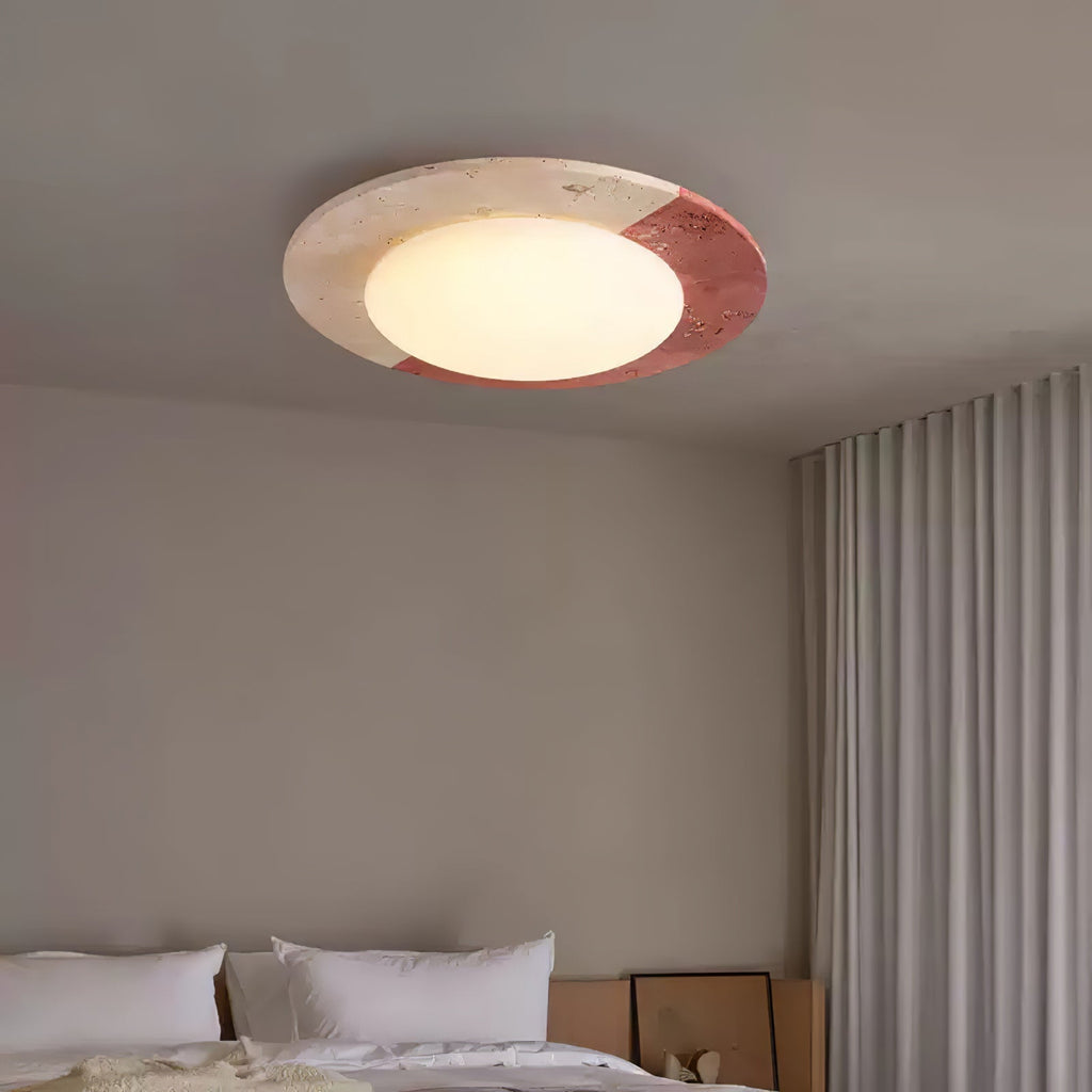 Celestial Travertine Ceiling Lamp by FIFTH & BEAM — product view 2