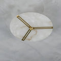 Clocks Alabaster Ceiling Light by FIFTH & BEAM — product view 11