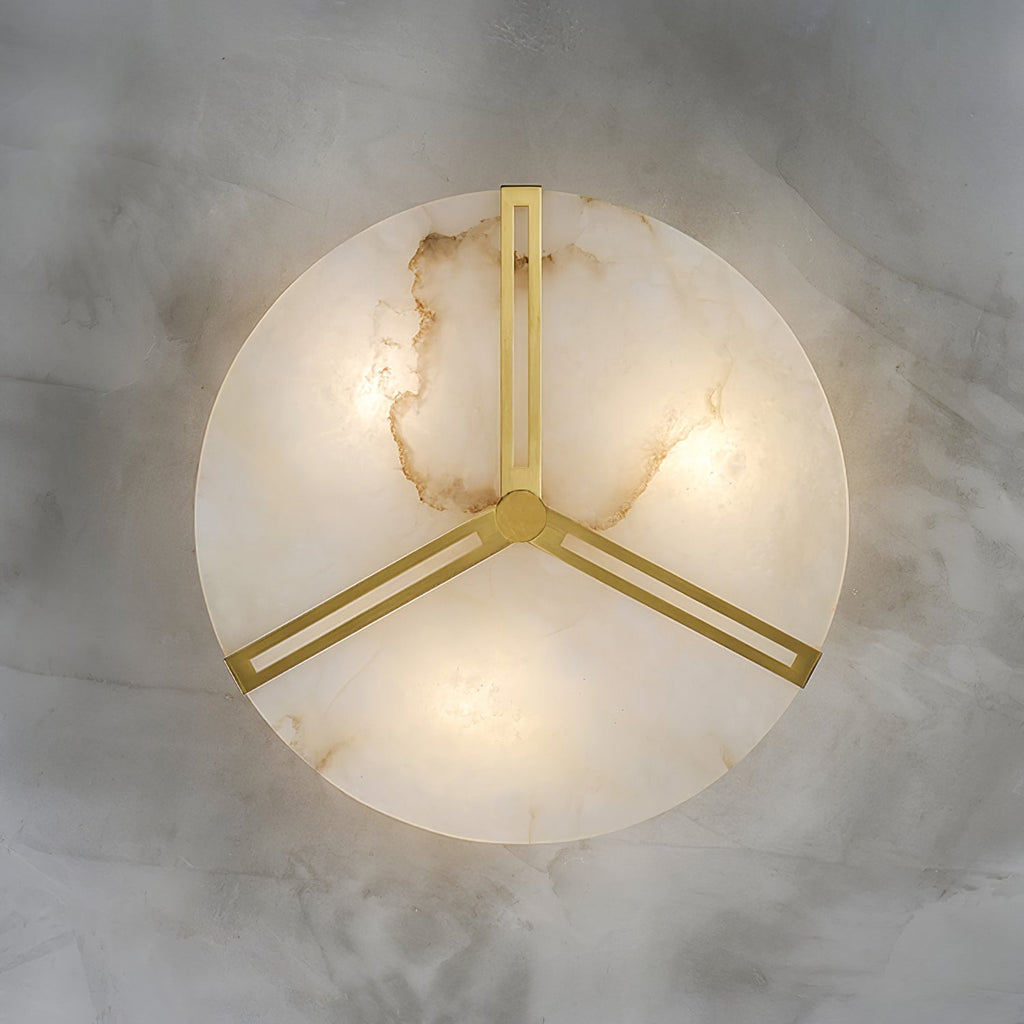 Clocks Alabaster Ceiling Light by FIFTH & BEAM — product view 12