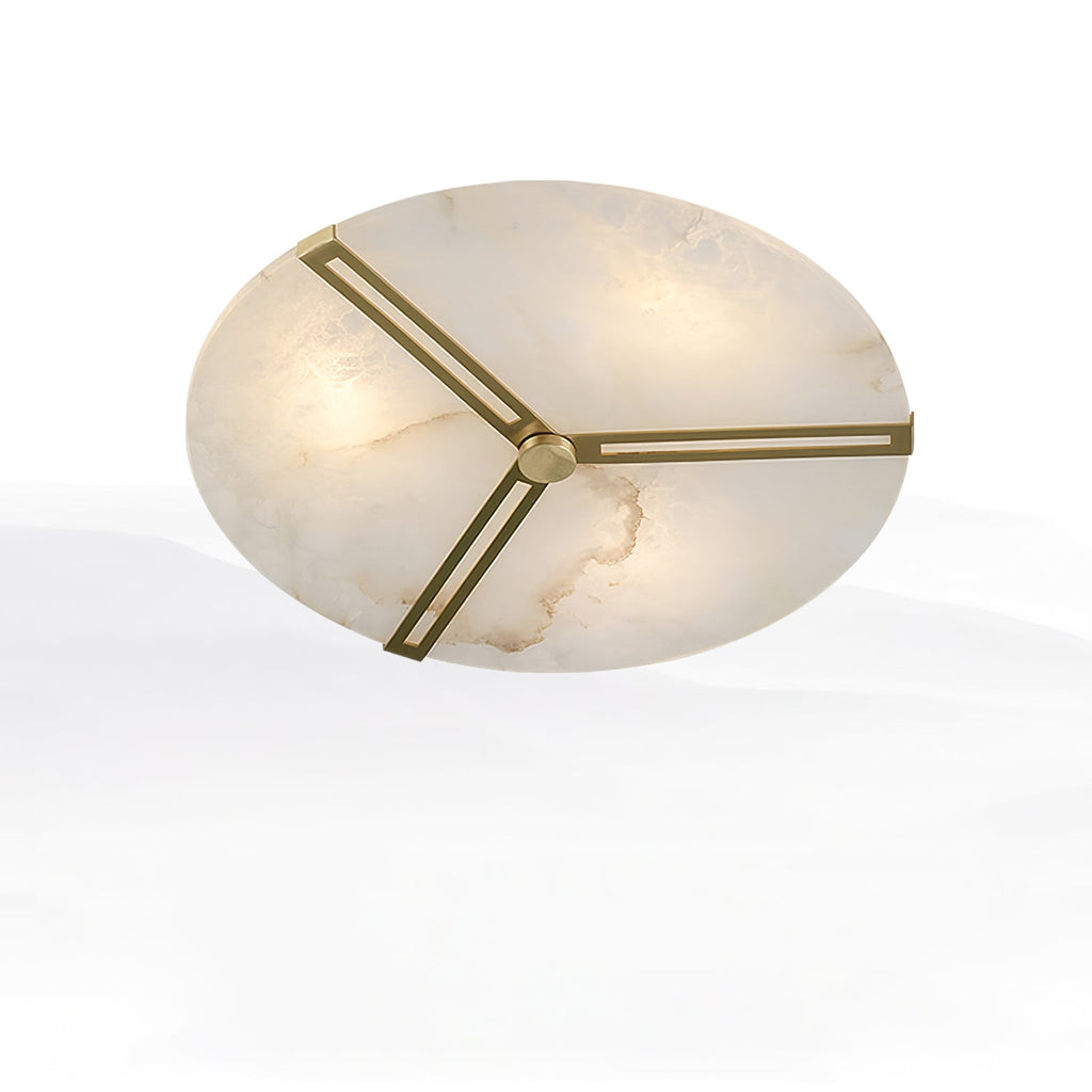 Clocks Alabaster Ceiling Light by FIFTH & BEAM — product view 2