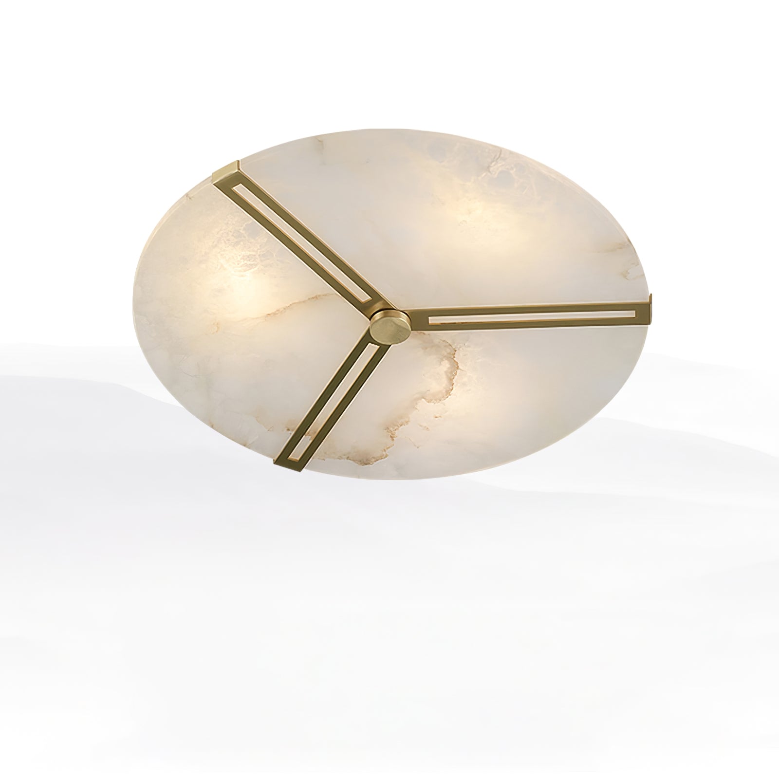 Clocks Alabaster Ceiling Light by FIFTH & BEAM — product view 2