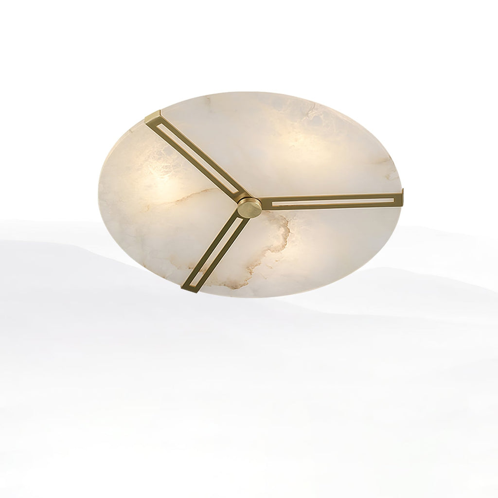 Clocks Alabaster Ceiling Light by FIFTH & BEAM — product view 3