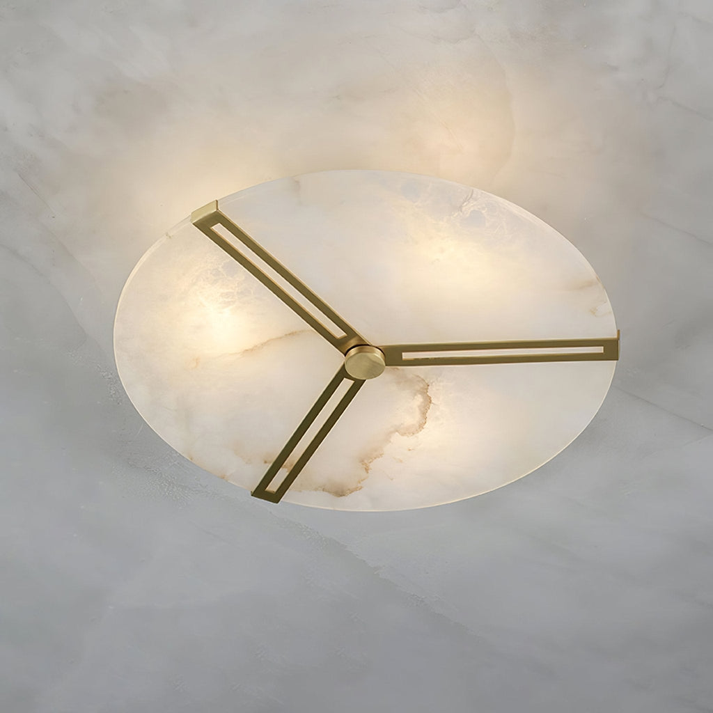 Clocks Alabaster Ceiling Light by FIFTH & BEAM — product view 10