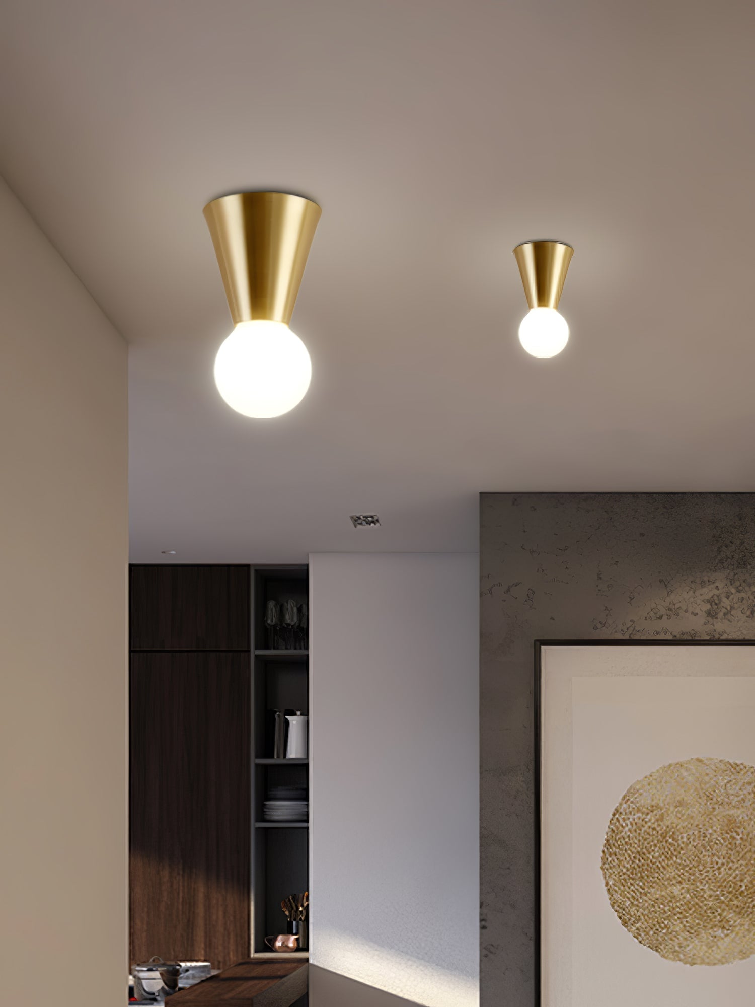 Conical Ceiling Lamp by FIFTH & BEAM — product view 4