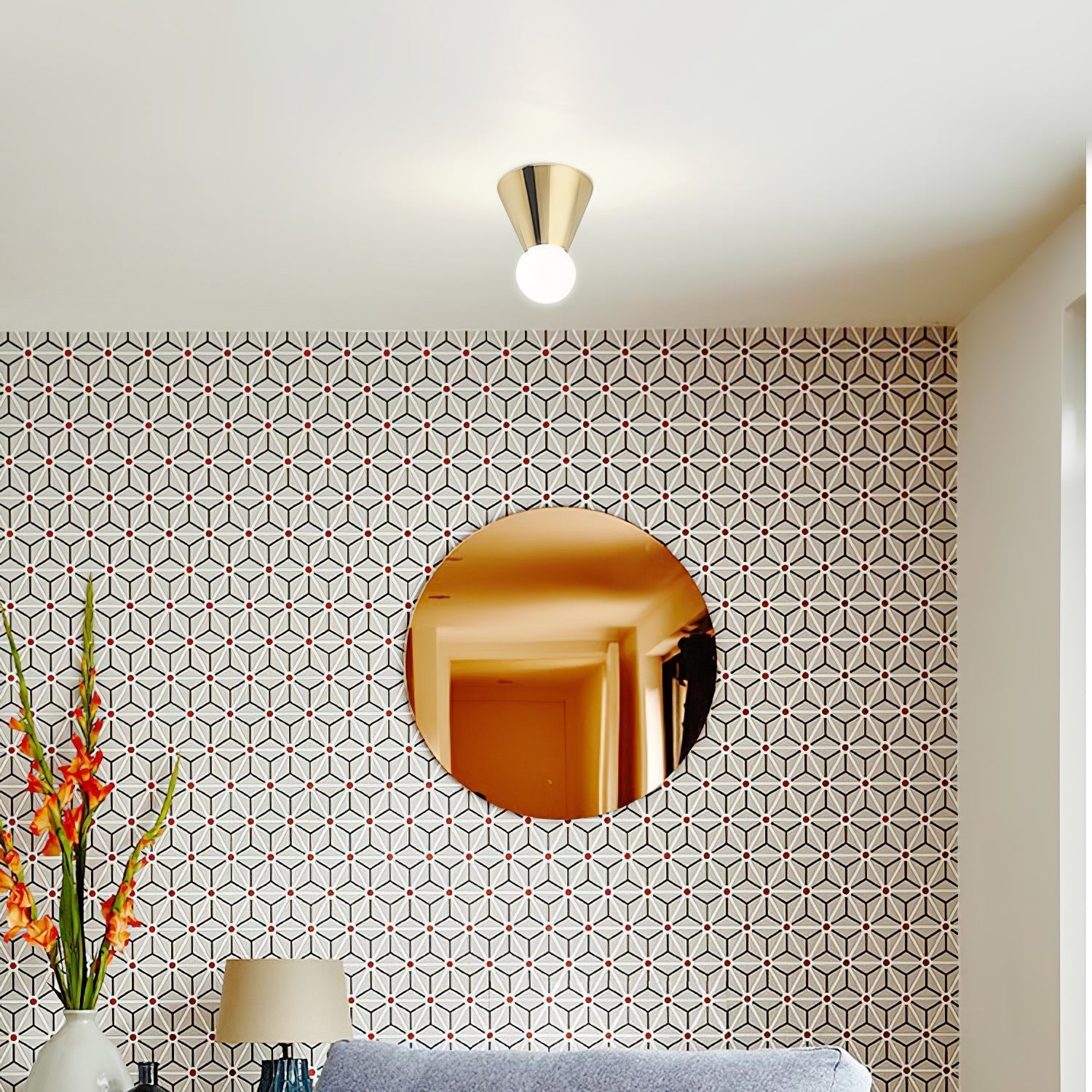 Conical Ceiling Lamp by FIFTH & BEAM — product view 8