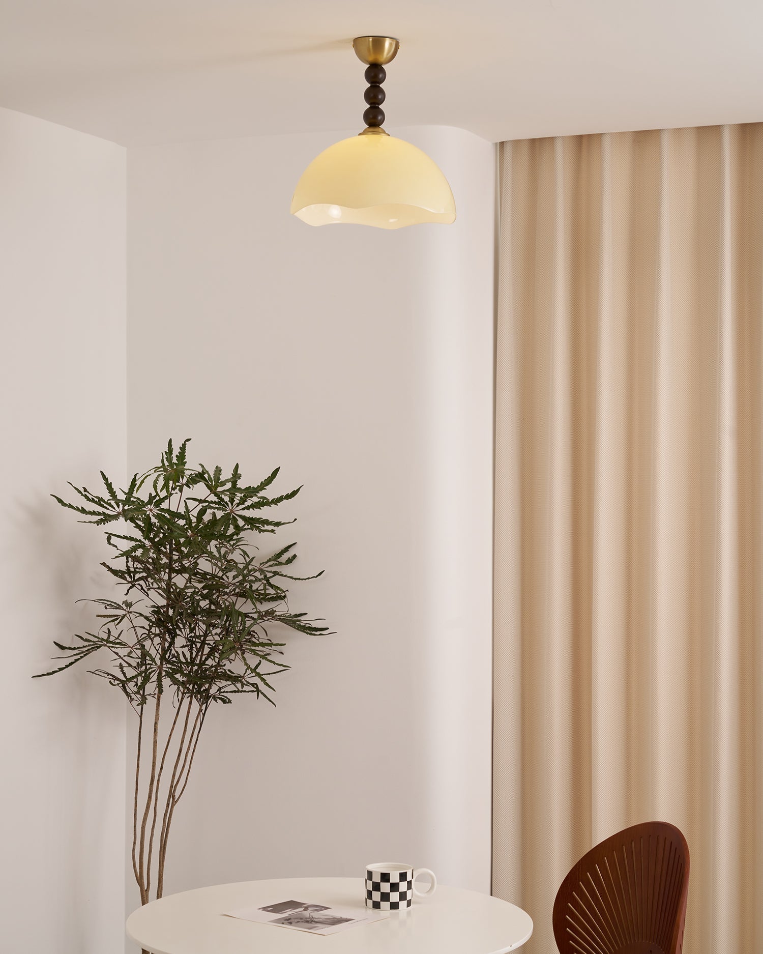 Coral Crest Ceiling Lamp by FIFTH & BEAM — product view 5