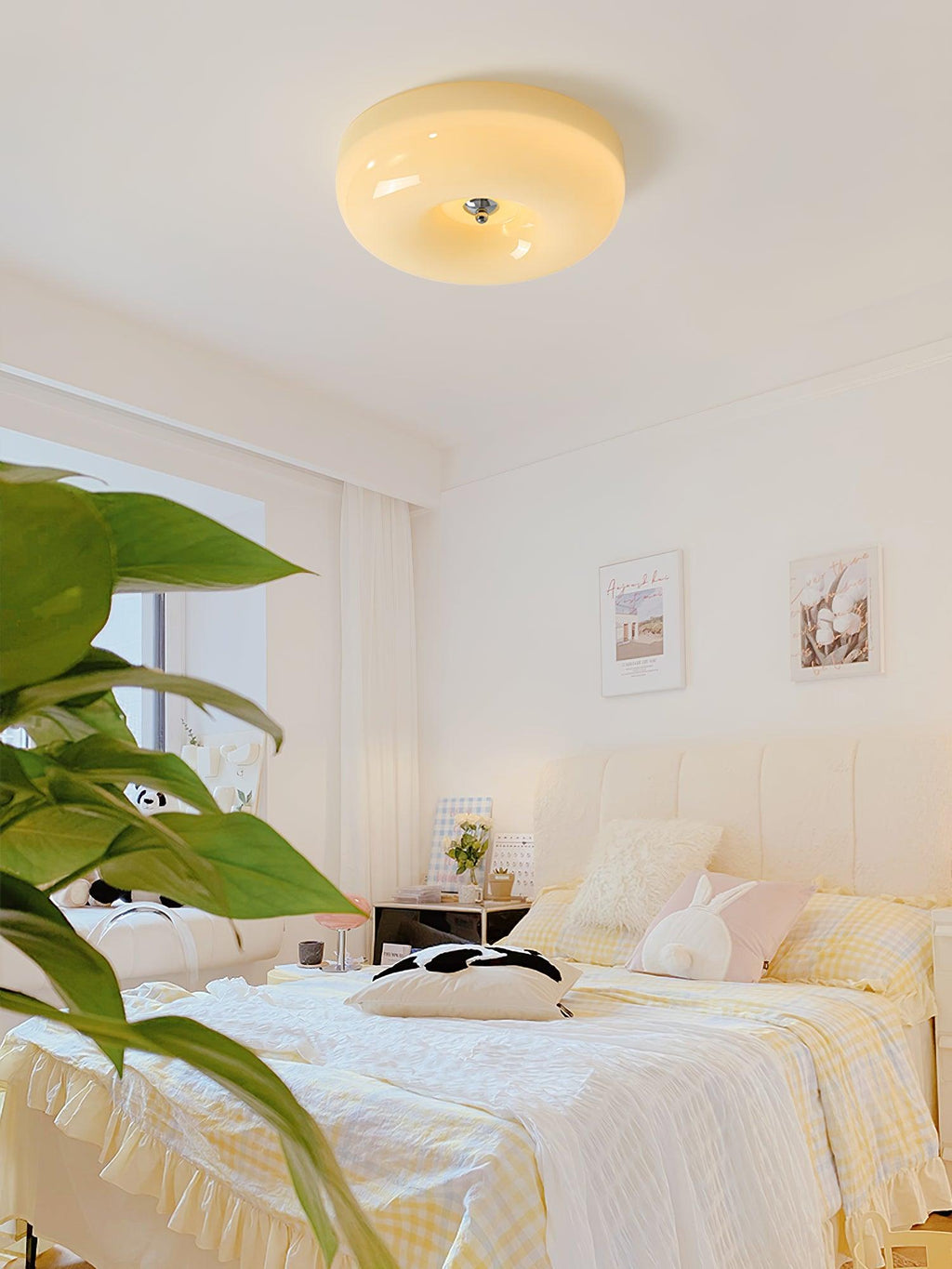 Cream Pudding Ceiling Lamp by FIFTH & BEAM — product view 9