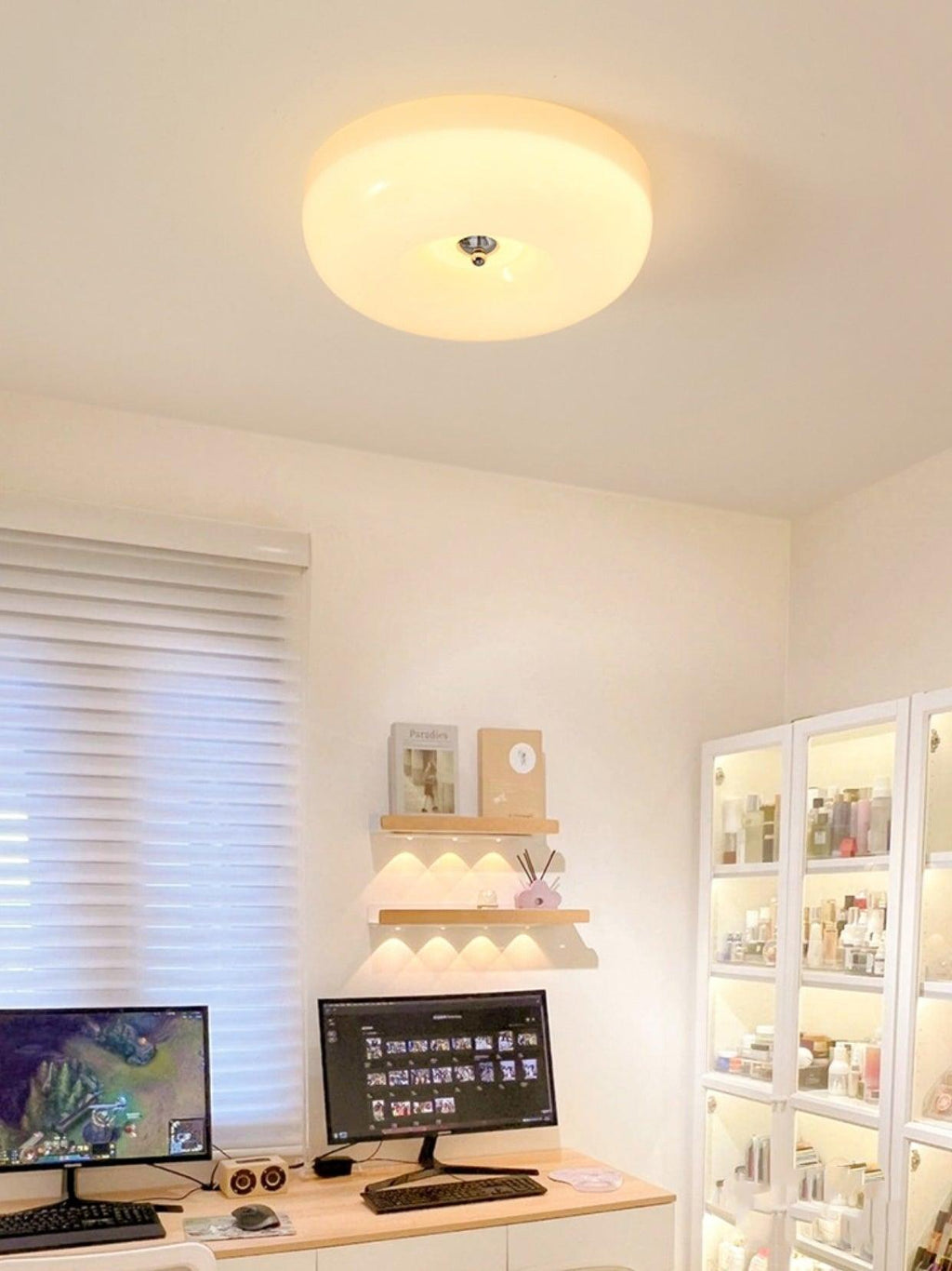 Cream Pudding Ceiling Lamp by FIFTH & BEAM — product view 12