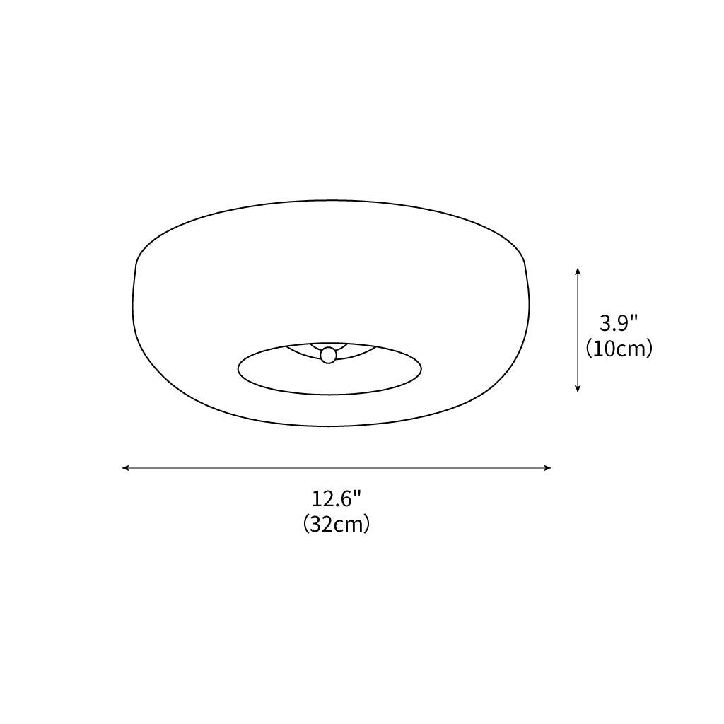 Cream Pudding Ceiling Lamp by FIFTH & BEAM — product view 3