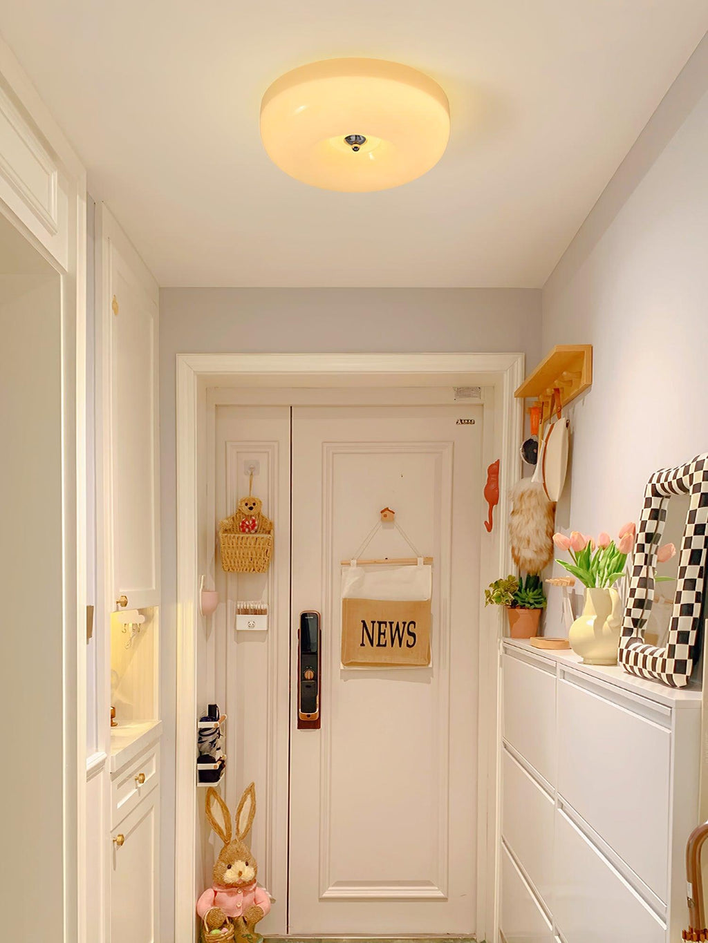 Cream Pudding Ceiling Lamp by FIFTH & BEAM — product view 5