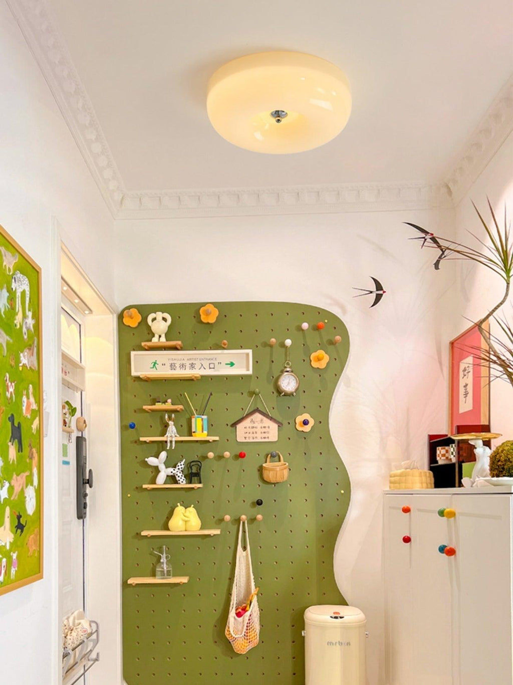 Cream Pudding Ceiling Lamp by FIFTH & BEAM — product view 7