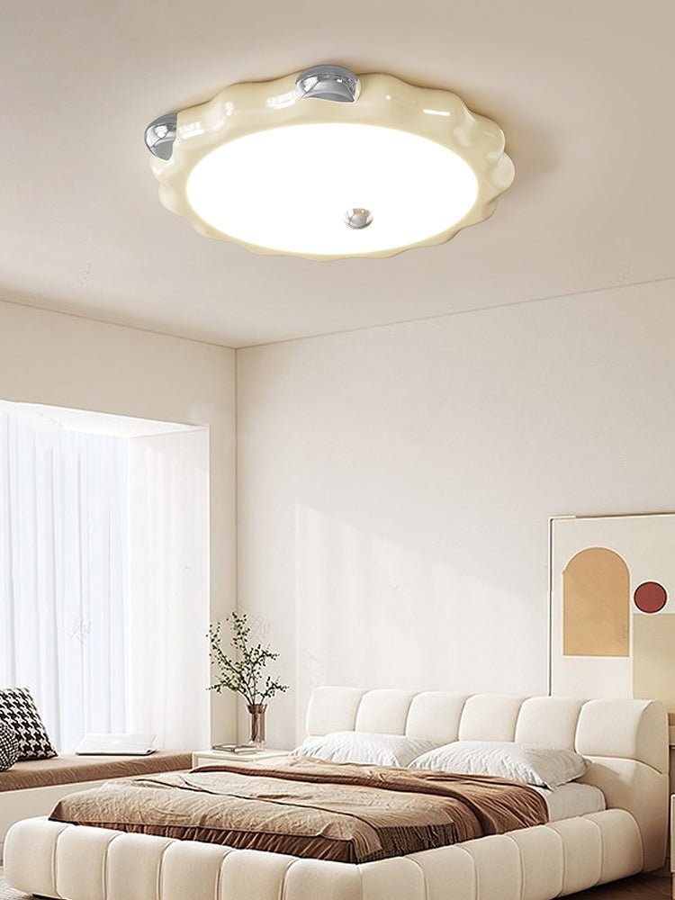 Cream Puffering Ceiling Light by FIFTH & BEAM — product view 7