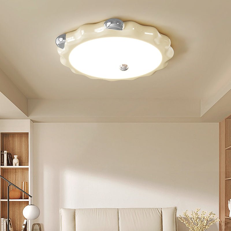 Cream Puffering Ceiling Light by FIFTH & BEAM — product view 8