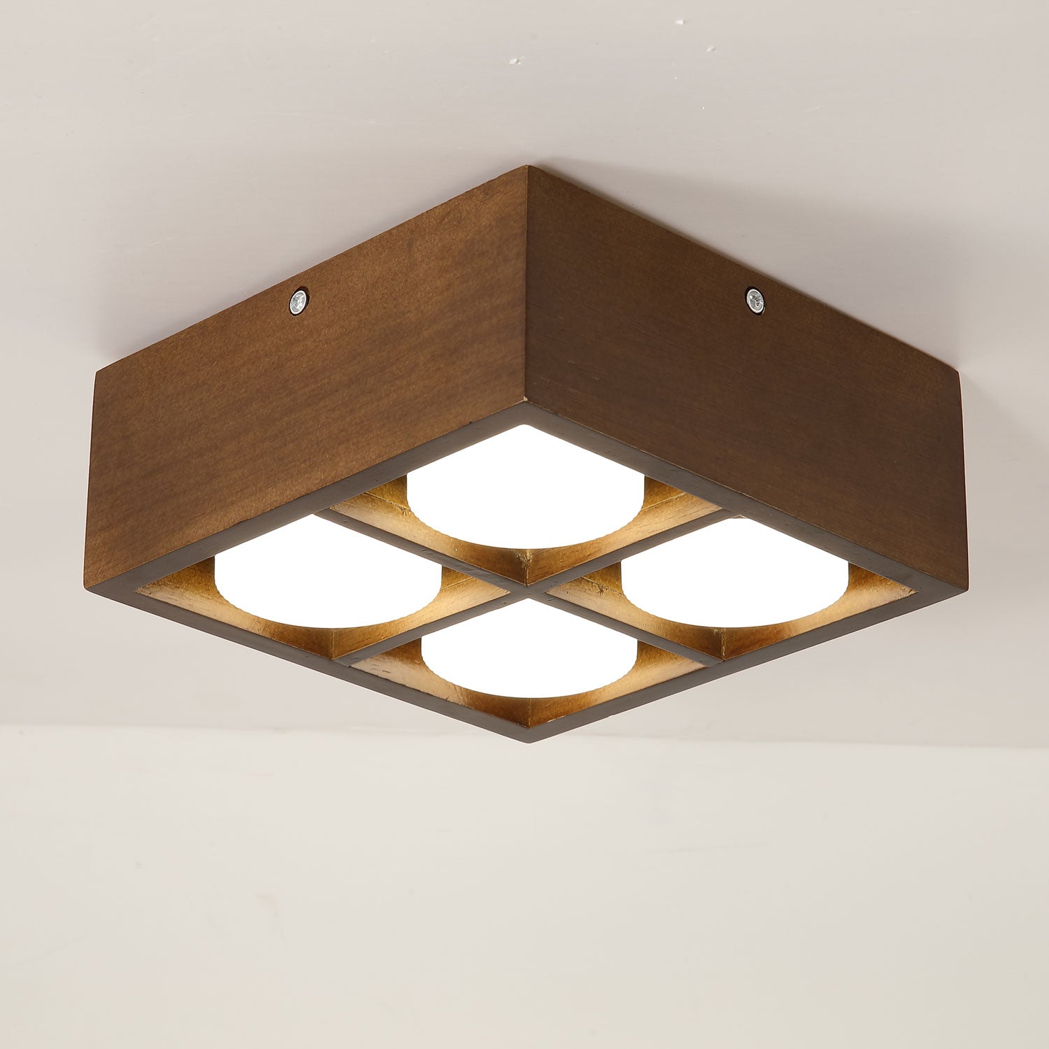 Cobra Wood Ceiling Light by FIFTH & BEAM — product view 16