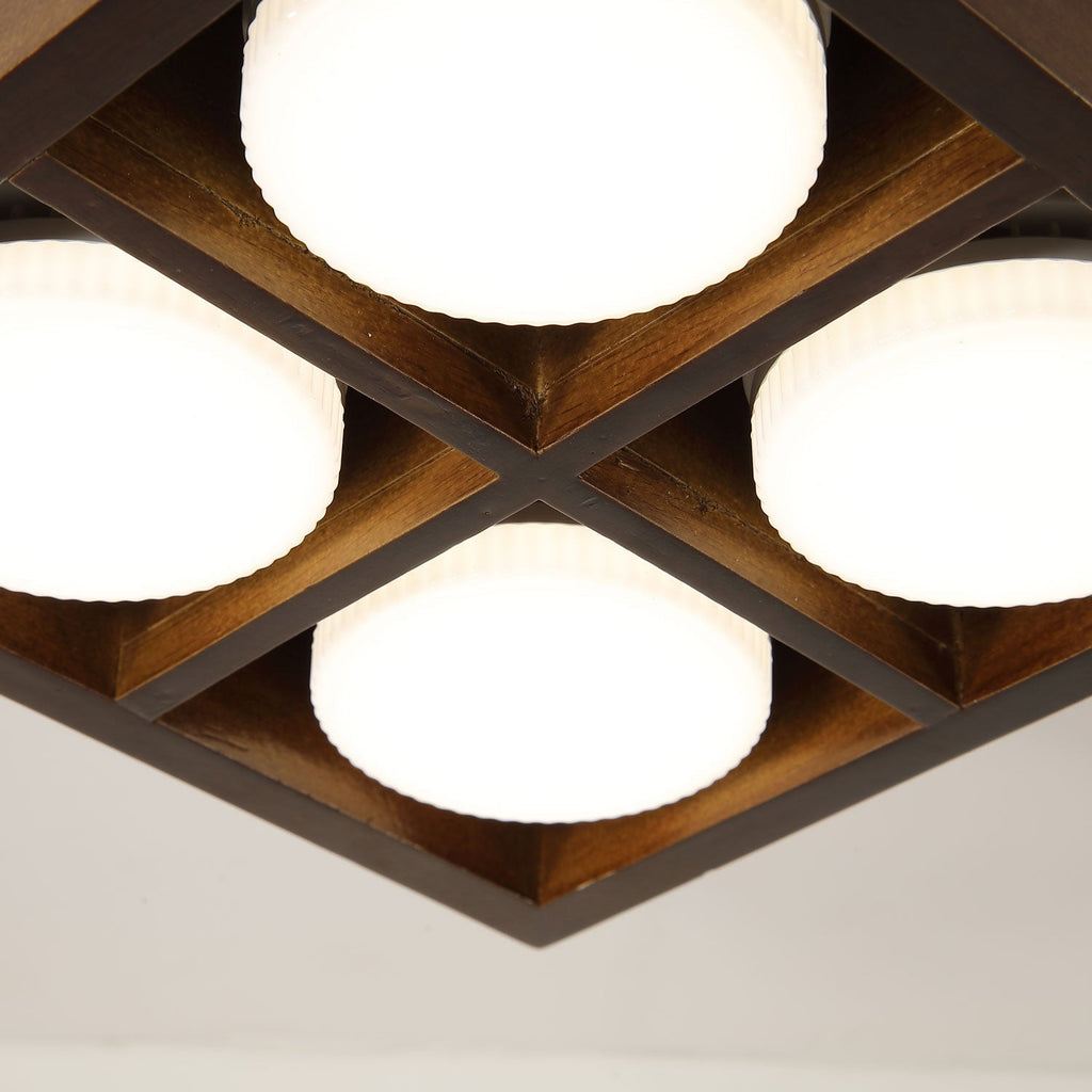 Cobra Wood Ceiling Light by FIFTH & BEAM — product view 17