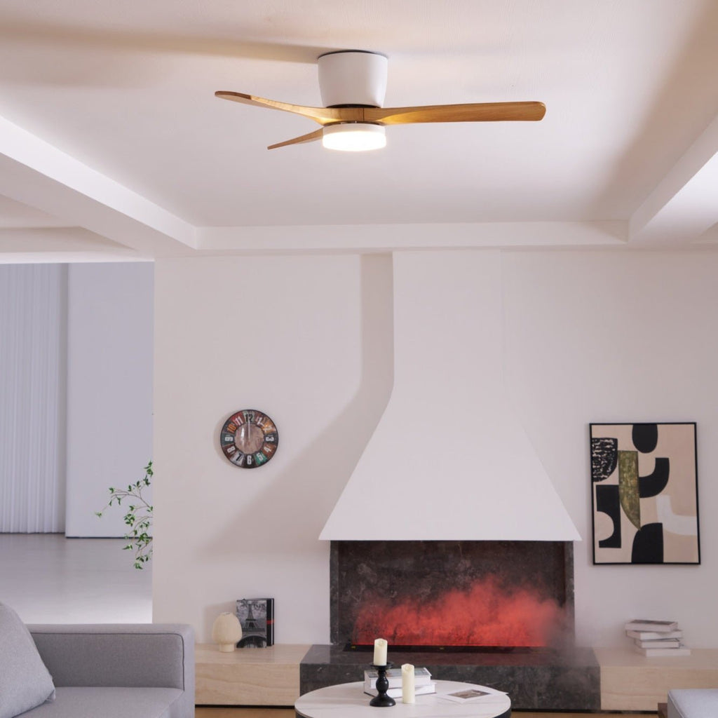 Nordic Wooden 42"/48"/52" Ceiling Fan Light by FIFTH & BEAM — product view 35