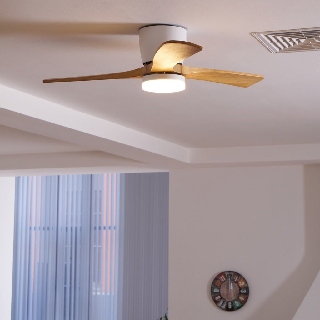 Nordic Wooden 42"/48"/52" Ceiling Fan Light by FIFTH & BEAM — product view 36