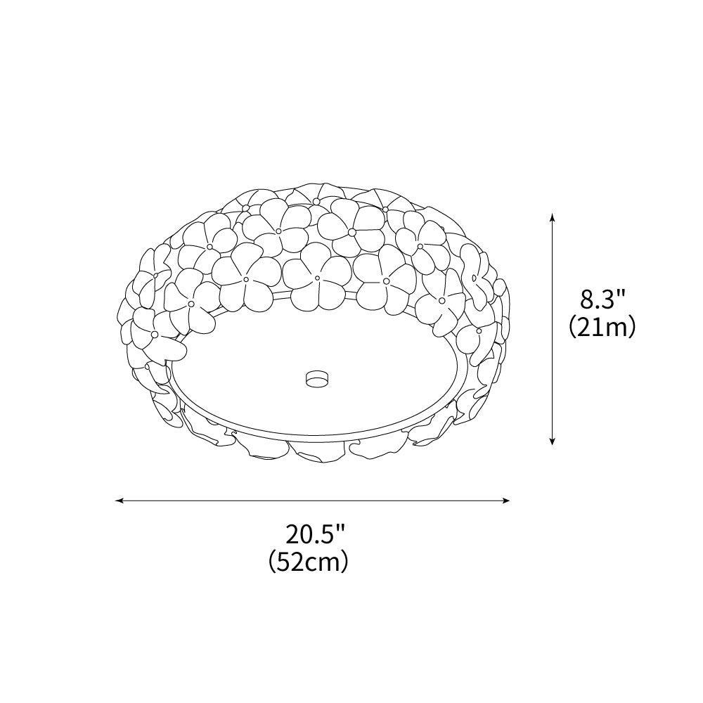 Daisy Bloom Ceiling Light by FIFTH & BEAM — product view 4