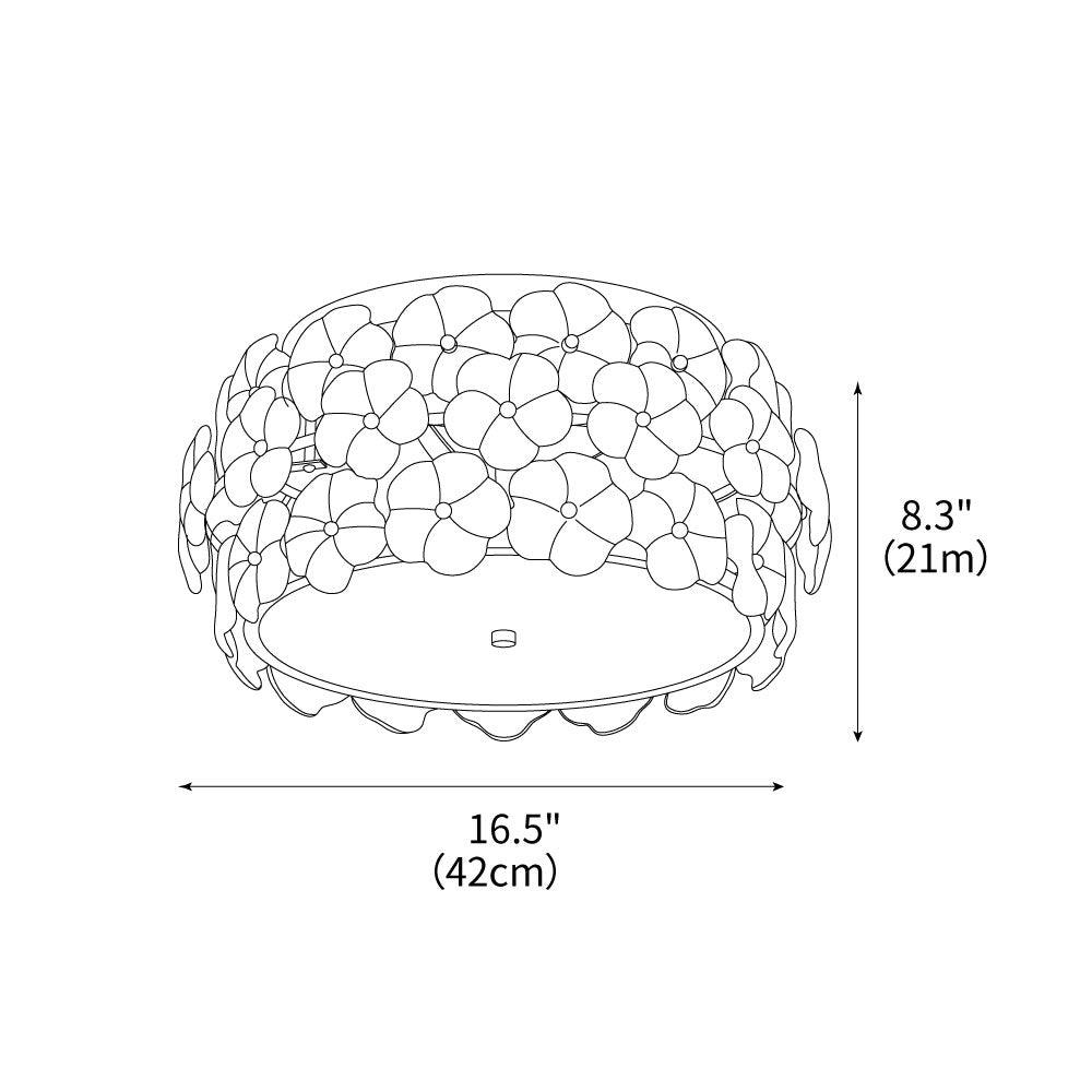Daisy Bloom Ceiling Light by FIFTH & BEAM — product view 3
