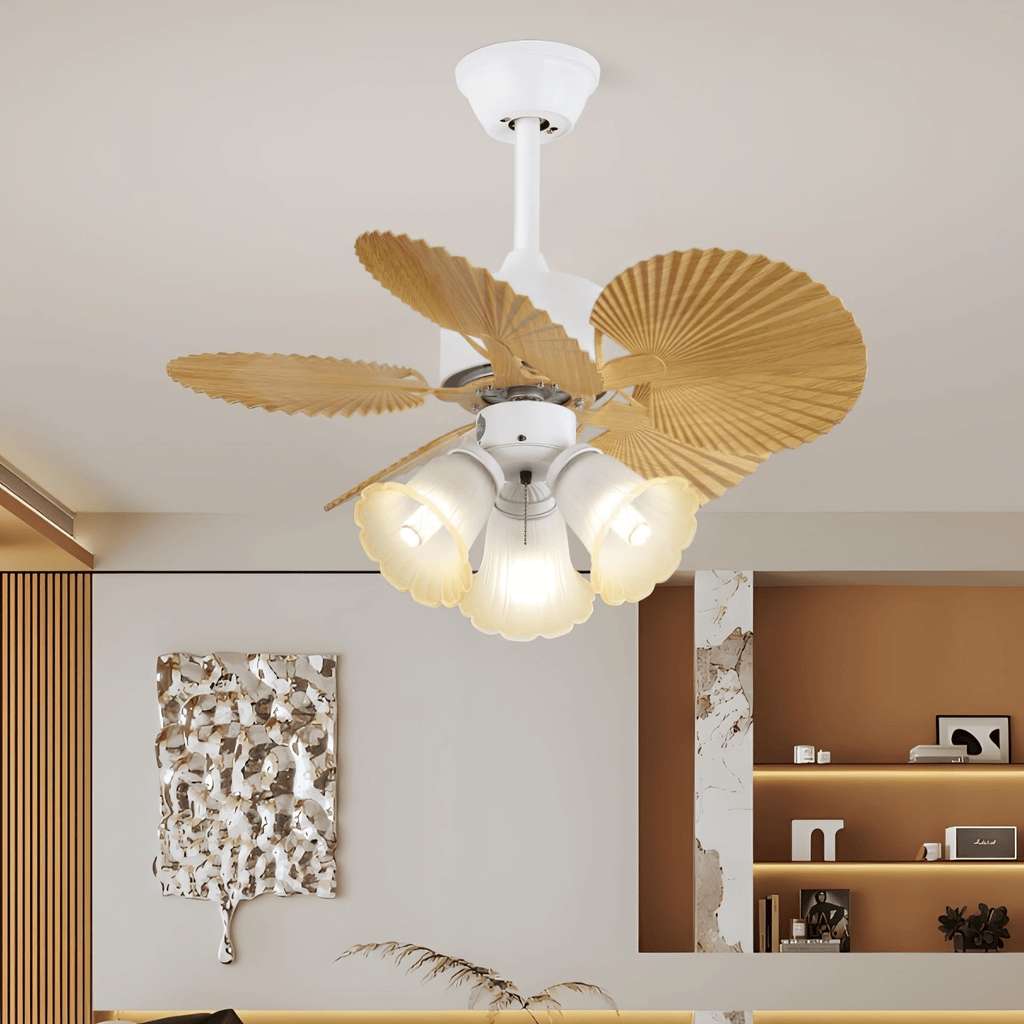 Palmera Bloom Ceiling Fan Light by FIFTH & BEAM — product view 11