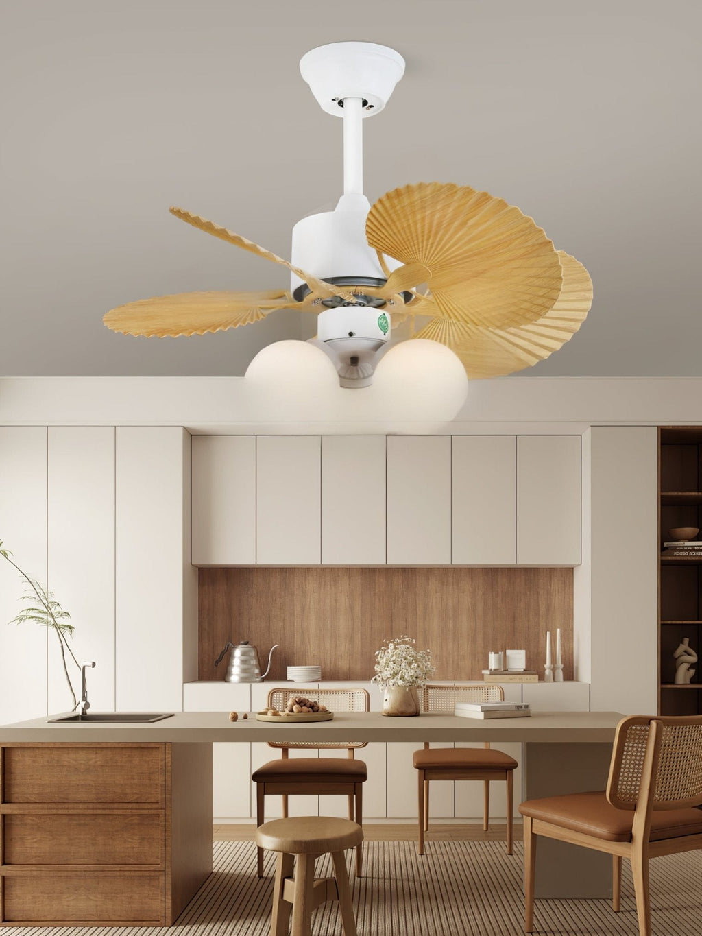 Palmera Bloom Ceiling Fan Light by FIFTH & BEAM — product view 7