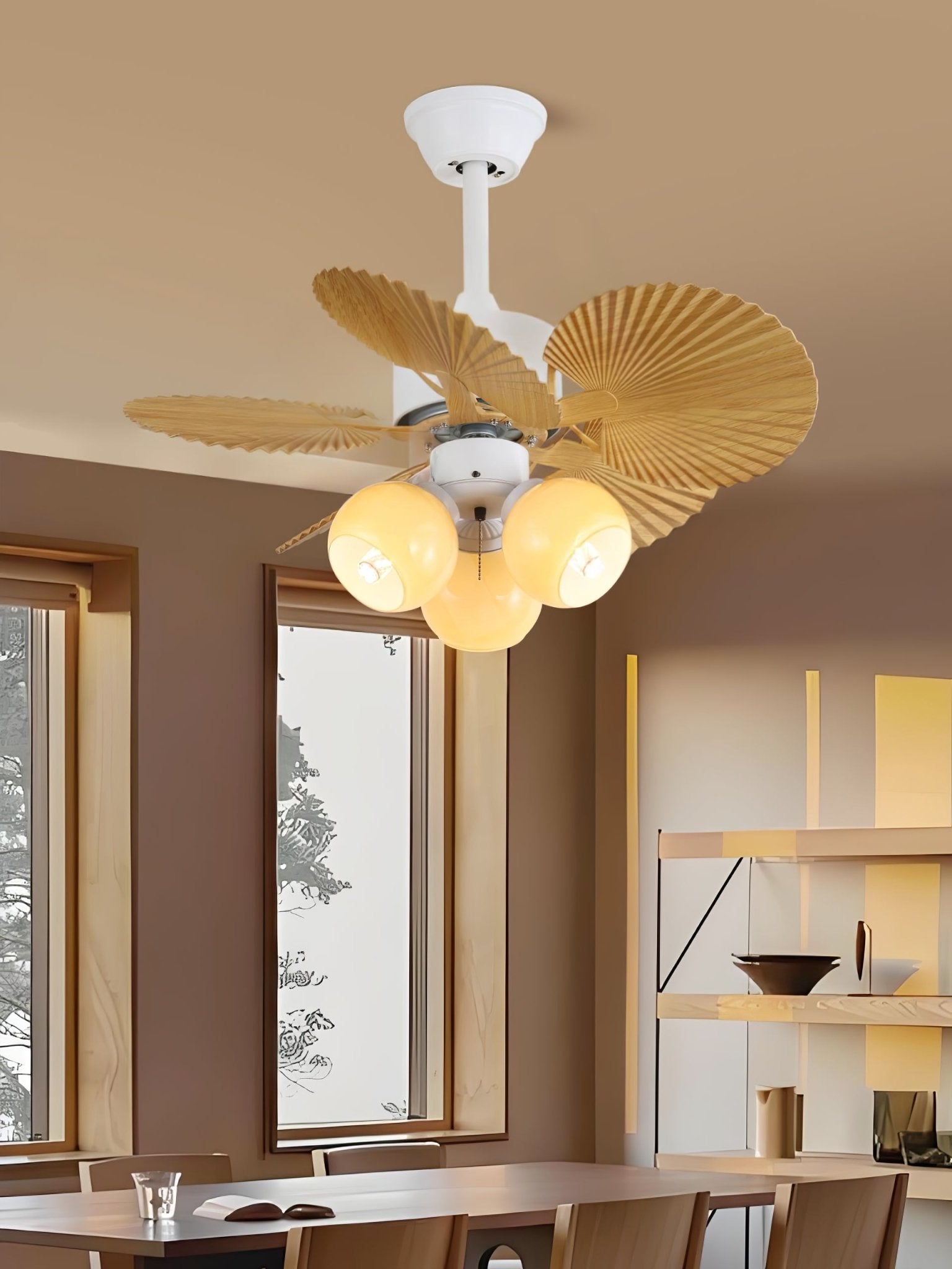 Palmera Bloom Ceiling Fan Light by FIFTH & BEAM — product view 8