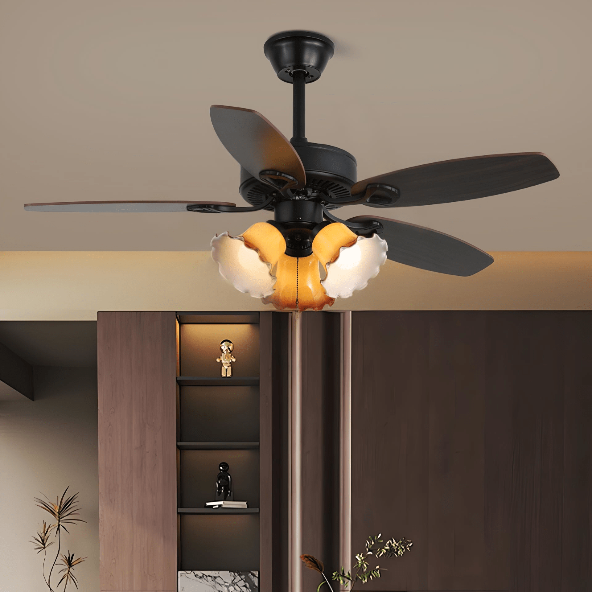 Calantha Bloom Ceiling Fan Light by FIFTH & BEAM — product view 12