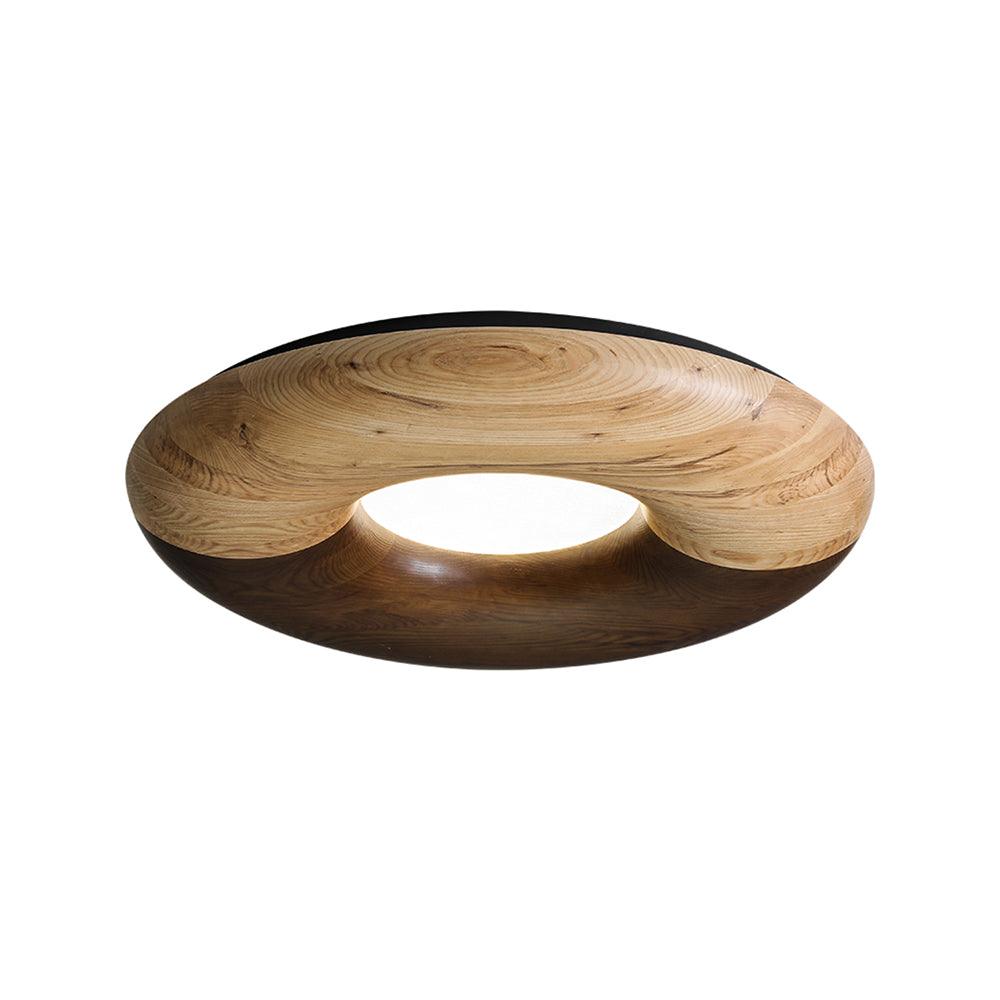 Donut Wood Ceiling Light 31.5" by FIFTH & BEAM — product view 21