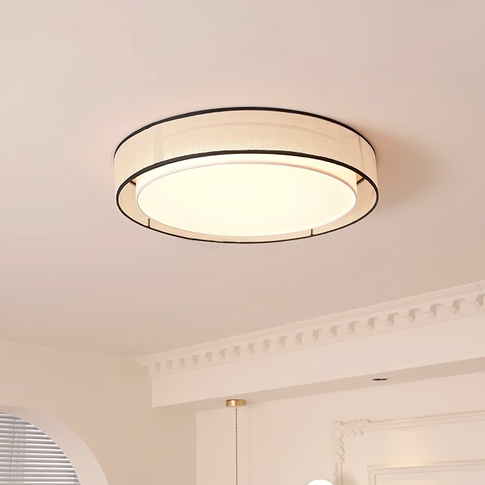 Drum Rould Ceiling Lamp by FIFTH & BEAM — product view 5