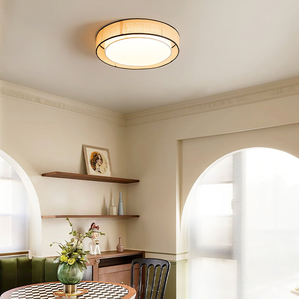 Drum Rould Ceiling Lamp by FIFTH & BEAM — product view 3