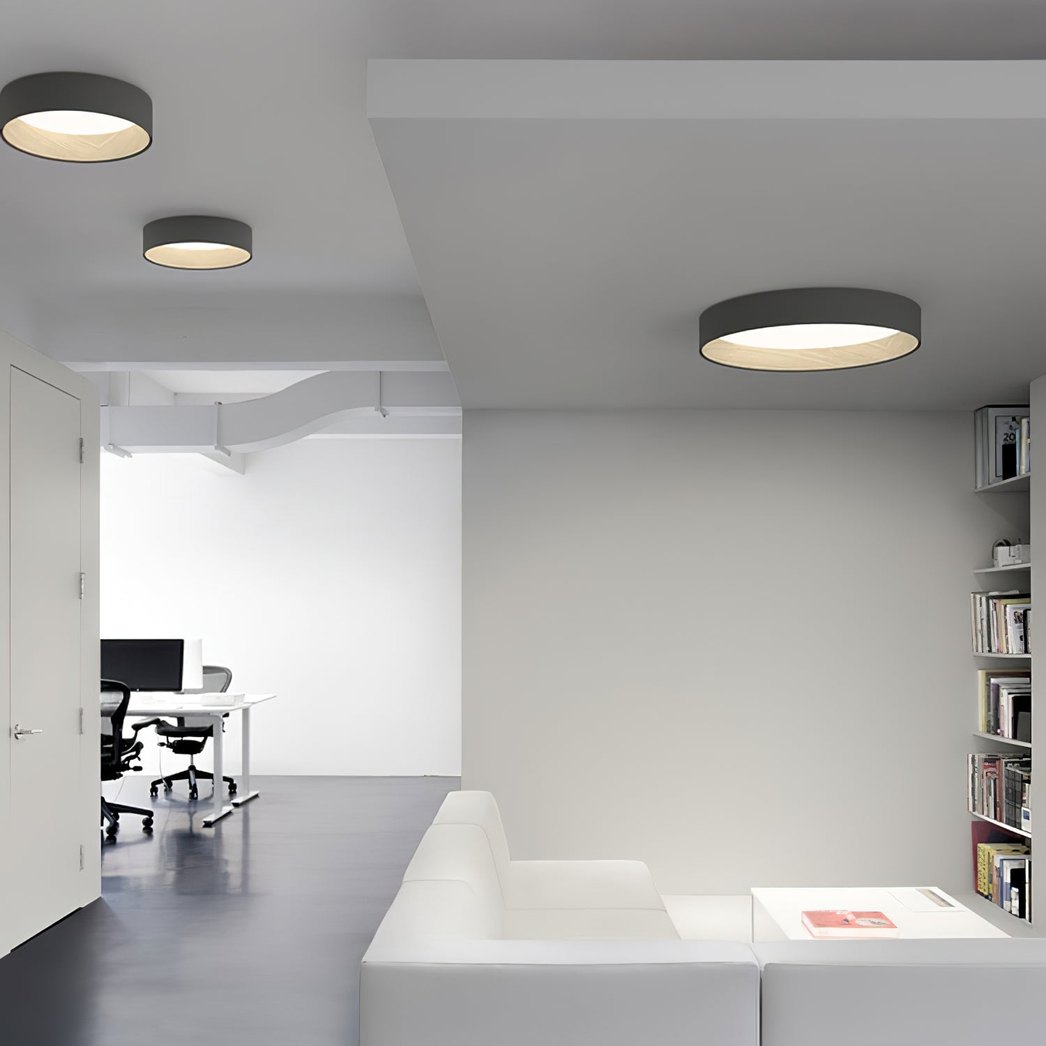 Duo Round Ceiling Lamp by FIFTH & BEAM — product view 14