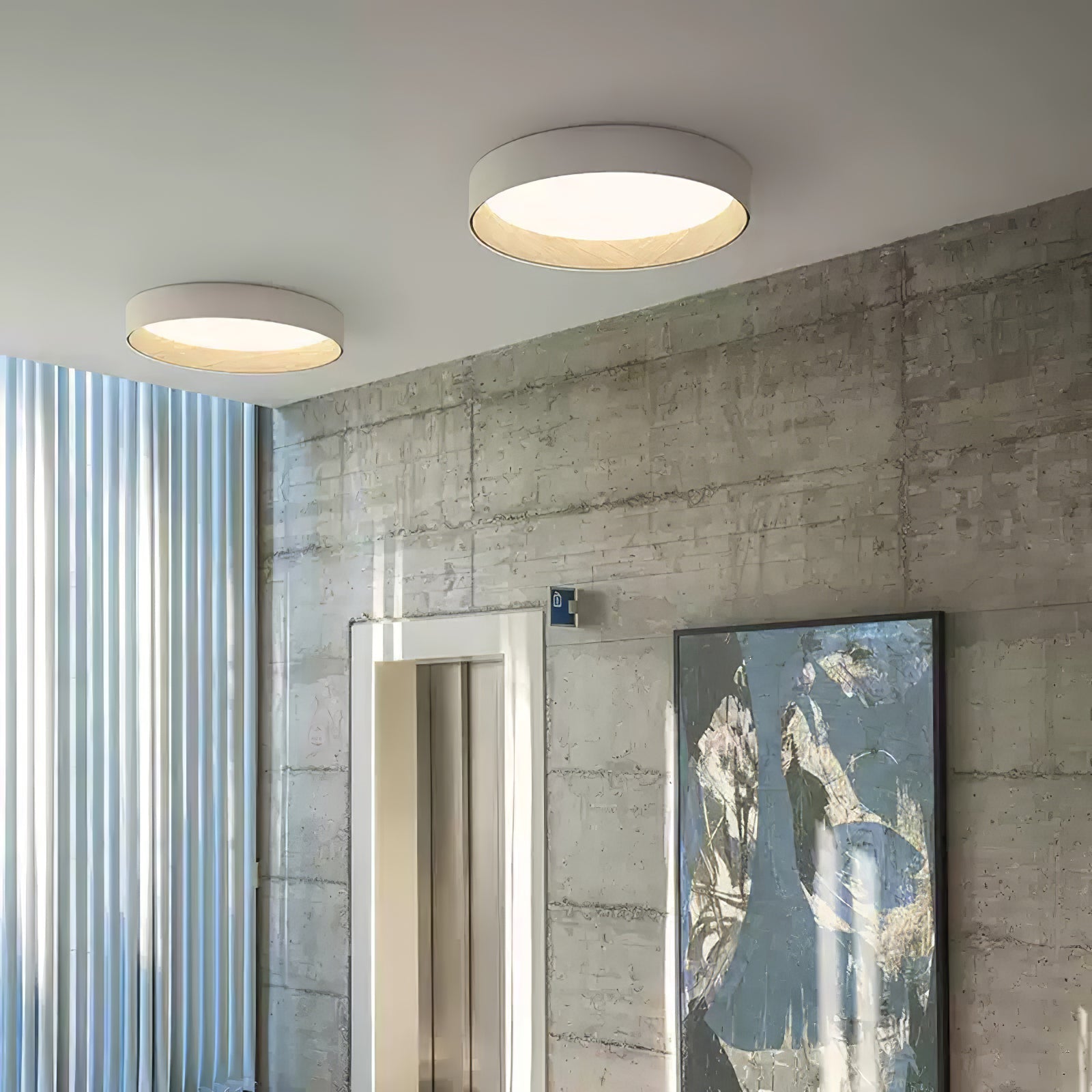 Duo Round Ceiling Lamp by FIFTH & BEAM — product view 11